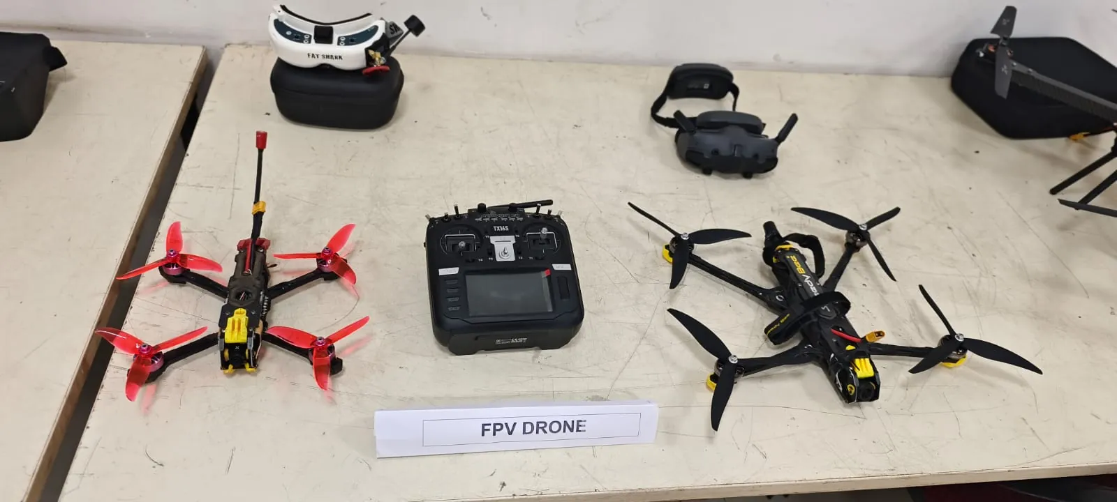 Ares drones and FPV ground equipment on display