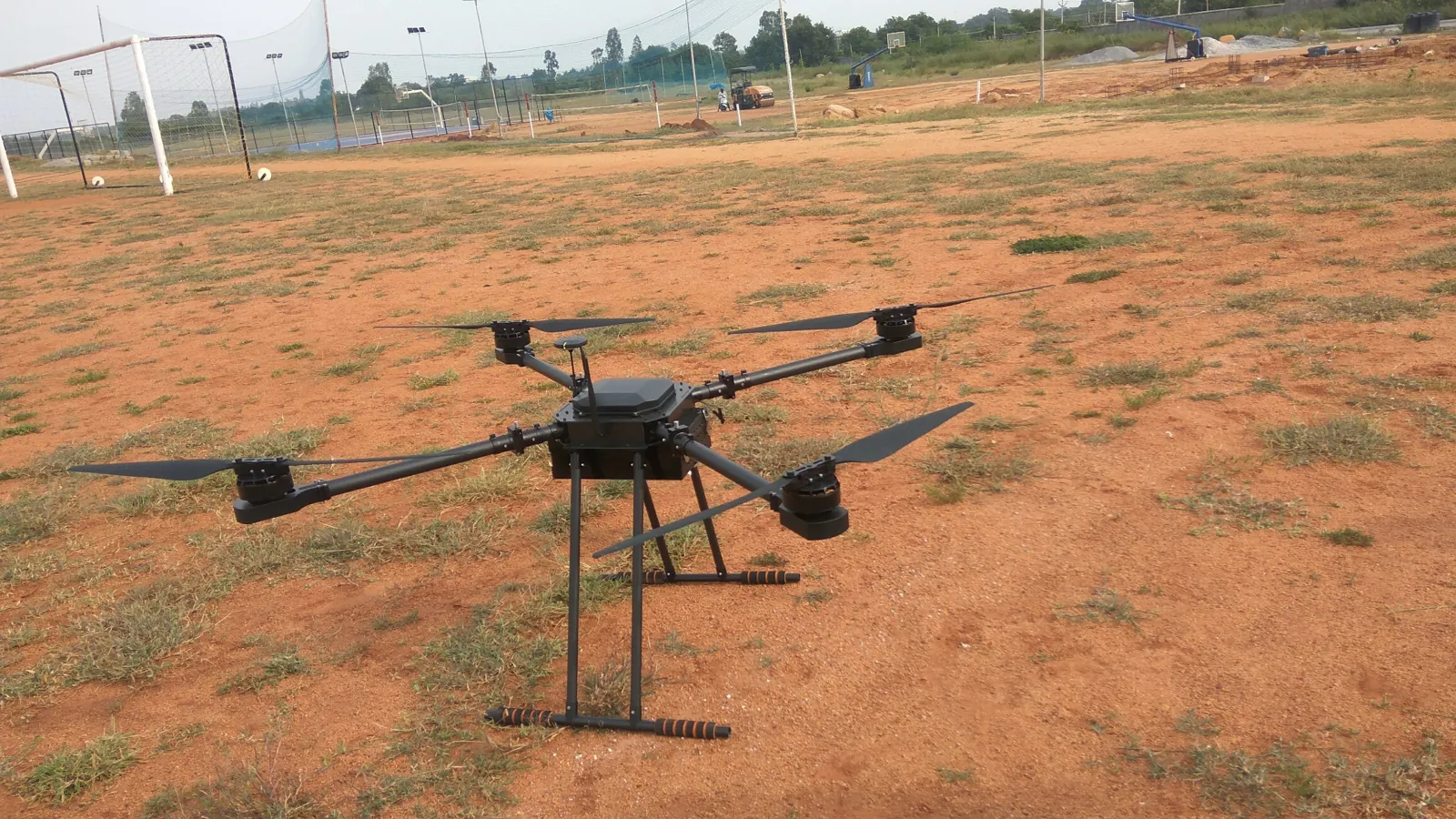 X4-10A drone on dirt ground